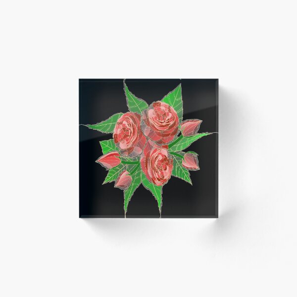 Item preview, Japónica camelia degradado resumen designed and sold by Jamial.