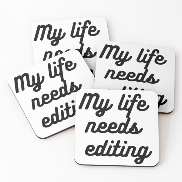 Item preview, My Life Needs Editing  designed and sold by artesiaKT.
