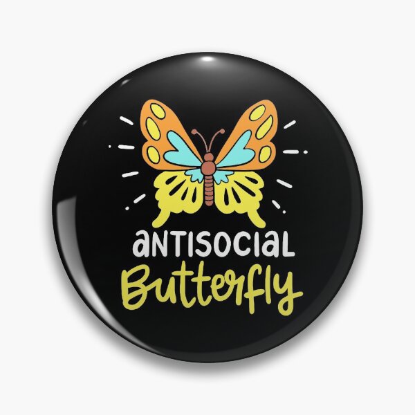 Artikelvorschau, antisocial butterfly artwork entworfen und verkauft von aylinlakin.