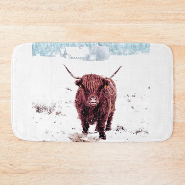 Item preview, Highland coo in the snow  designed and sold by Md1982.