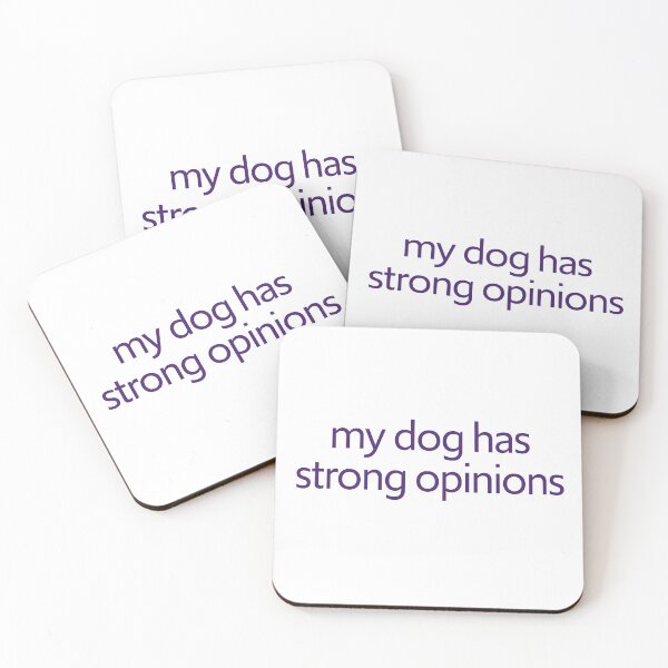 Item preview, My Dog Has Strong Opinions - Purple designed and sold by PotentQuotable.
