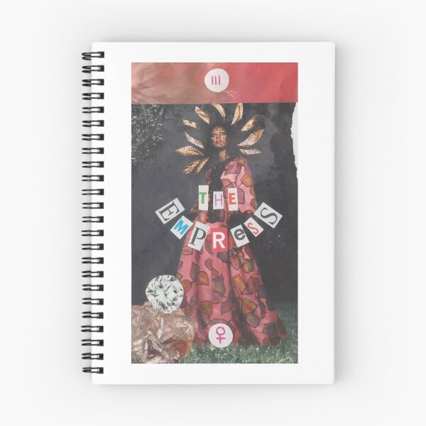 Artikelvorschau, Die Kaiserin Tarotkarte Collage Art entworfen und verkauft von junepillows.