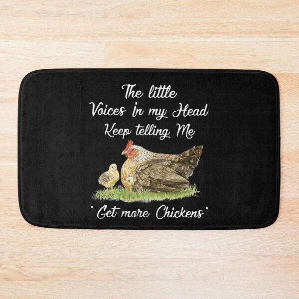 Item preview, The Little Voices In My Head Keep Telling Me Get More Chickens designed and sold by DuongBui.