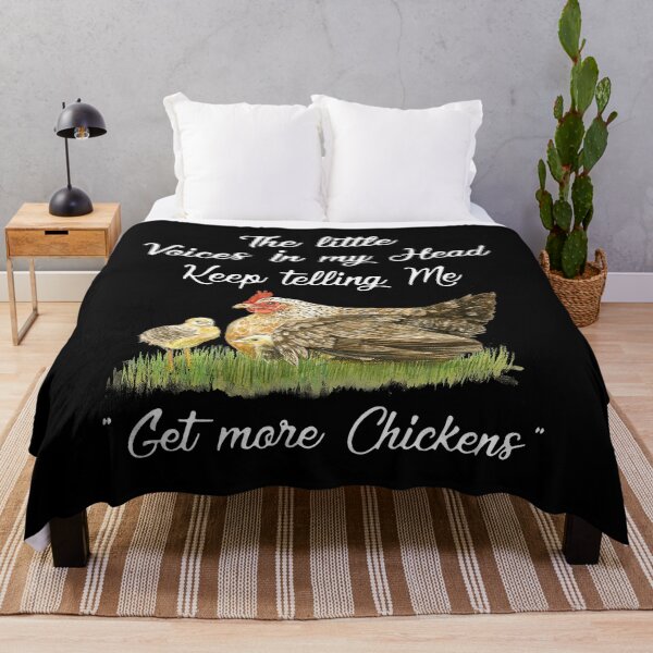 Item preview, The Little Voices In My Head Keep Telling Me Get More Chickens designed and sold by DuongBui.