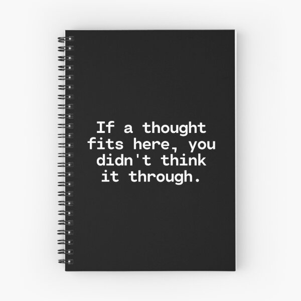 Item preview, If a thought fits here you didn't really think it through designed and sold by TakeOnWisdom.