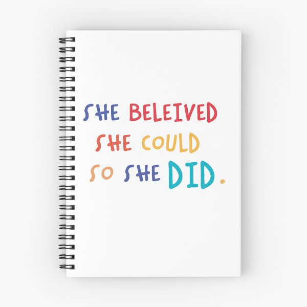 Item preview, She Believed She Could So She Did designed and sold by ShineCreative.