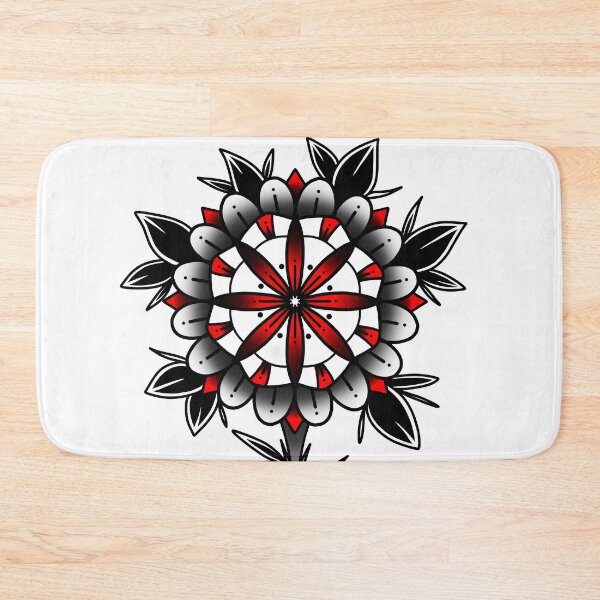 Item preview, Old School Flower designed and sold by SoulArtLove.