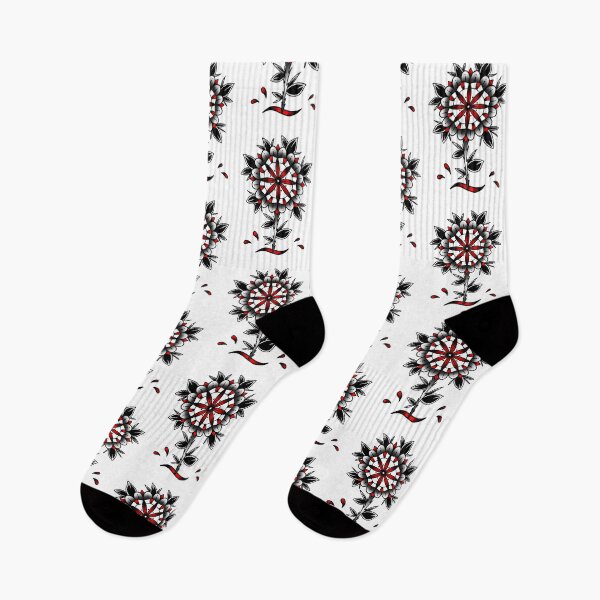 Item preview, Old School Flower designed and sold by SoulArtLove.