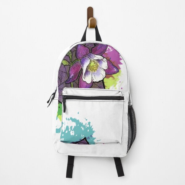 Item preview, Purple Columbine Splash designed and sold by Art by Sylph.