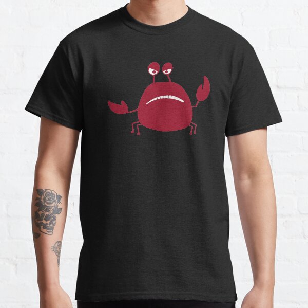 Angry Crab - Red Crab Silhouette Classic T-Shirt