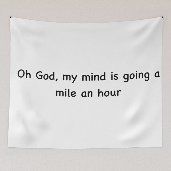 Item preview, The Office Michael Scott funny mind hour quote designed and sold by E.K Spencer.