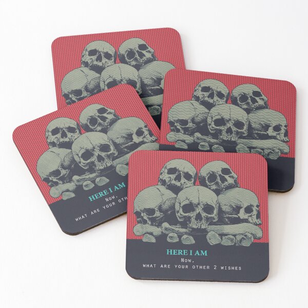 Item preview, The skull with 2 wishes designed and sold by Hungry40.
