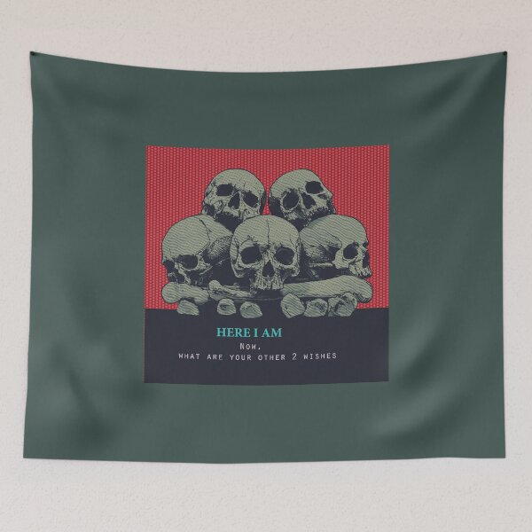 Item preview, The skull with 2 wishes designed and sold by Hungry40.