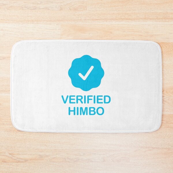 Item preview, Verified Himbo (male bimbo) with Blue Checkmark designed and sold by ClickForMore.