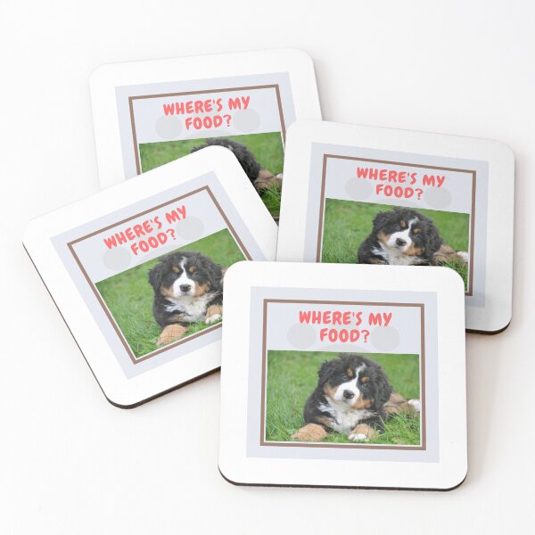 Item preview, " WHERE'S MY FOOD? " CUTE DOG DESIGN designed and sold by findsbyjune374.