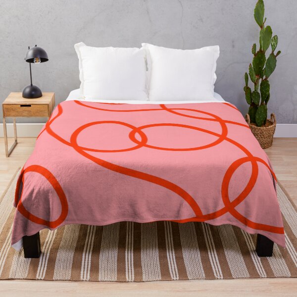 Aperçu de l'œuvre Ligne rose et rouge créée et vendue par Latte Design.