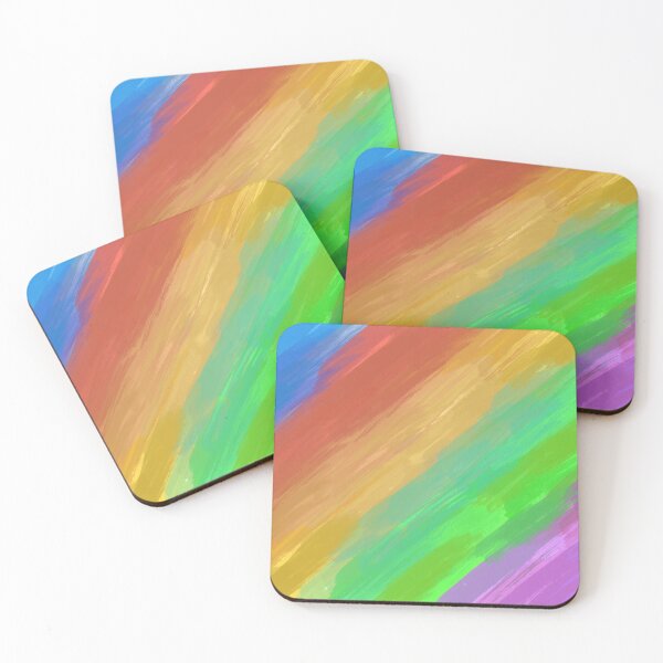 Item preview, Rainbow Watercolor-Style Brush Strokes designed and sold by SpaceAlienTees.