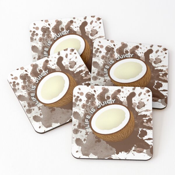 Item preview, Coconut - Life is Juicy Collection designed and sold by HumbleIdeas.