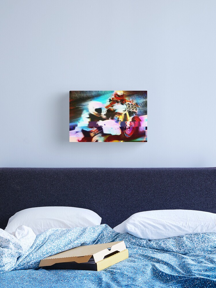 Thumbnail 2 of 3, Canvas Print, Fight 888 designed and sold by Otto8nero2021.
