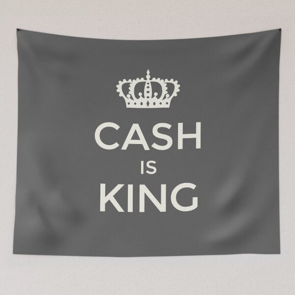 Item preview, CASH is KING (white) designed and sold by JennieCarolina.