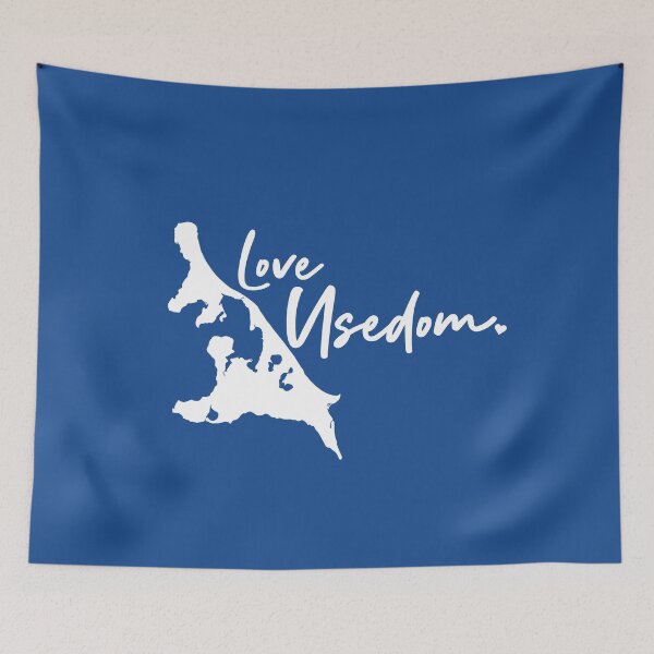 Item preview, Love Usedom - Baltic Sea Germany island silhouette designed and sold by mgoo.