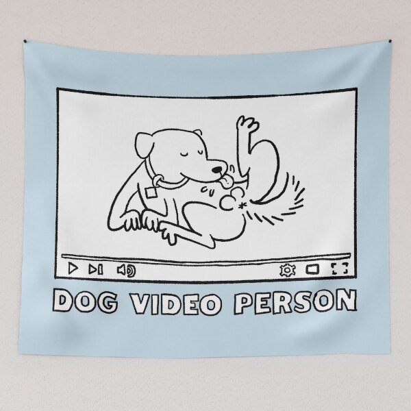 Item preview, DOG VIDEO PERSON designed and sold by Doodleholic Anonymous.
