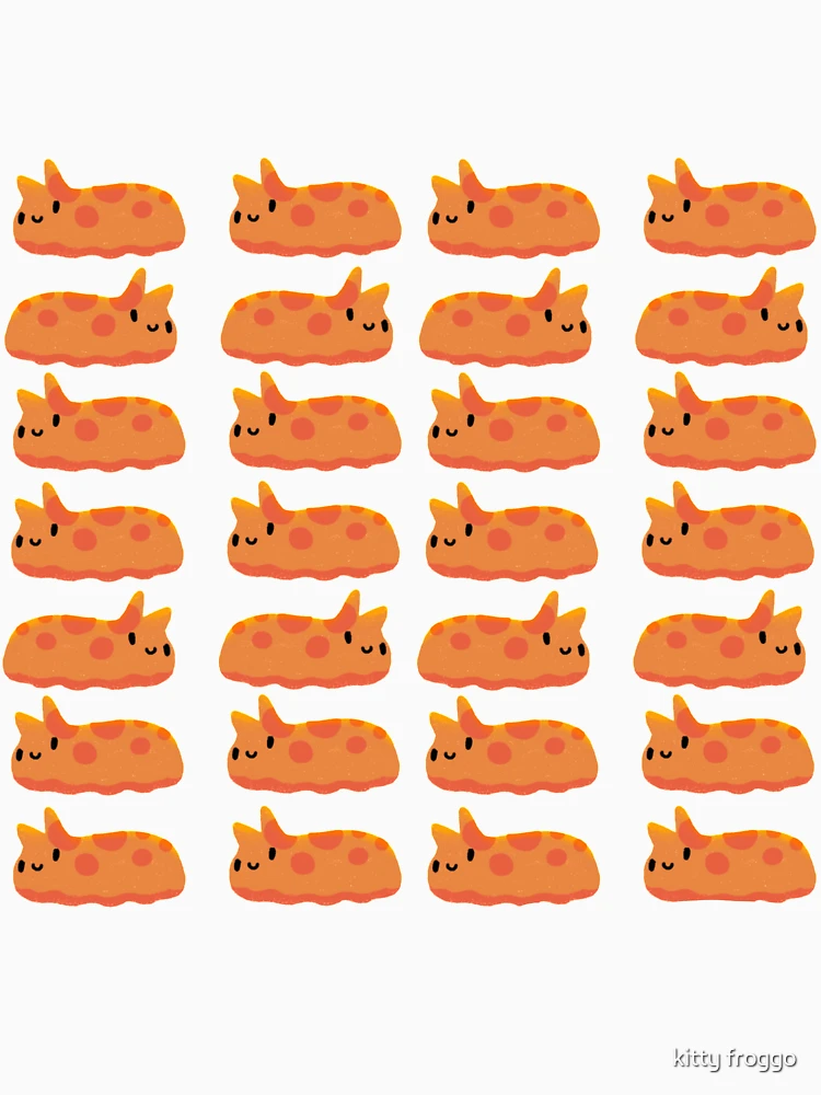 Aperçu 4 sur 4. T-shirt col V avec l'œuvre Limaces de mer créée et vendue par kitty froggo.