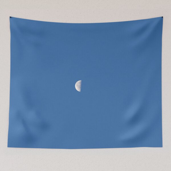 Item preview, moon on blue sky designed and sold by thecheek.
