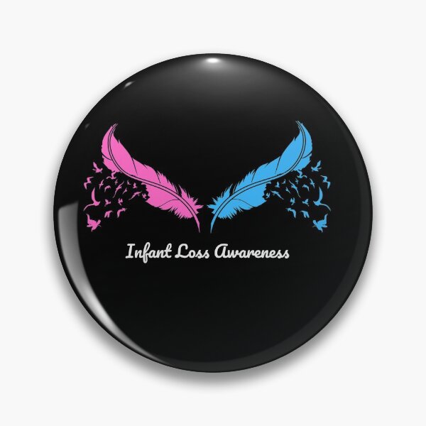 Item preview, Pink Blue Infant loss Awareness Design designed and sold by yarkamir.