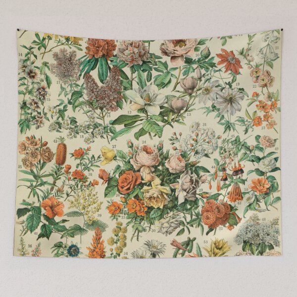 Item preview, adolphe millot fleurs 1800s designed and sold by AntiqueGallery.