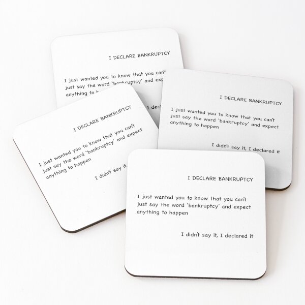 Item preview, Copy of The Office Michael Scott funny bankruptcy quote designed and sold by E.K Spencer.