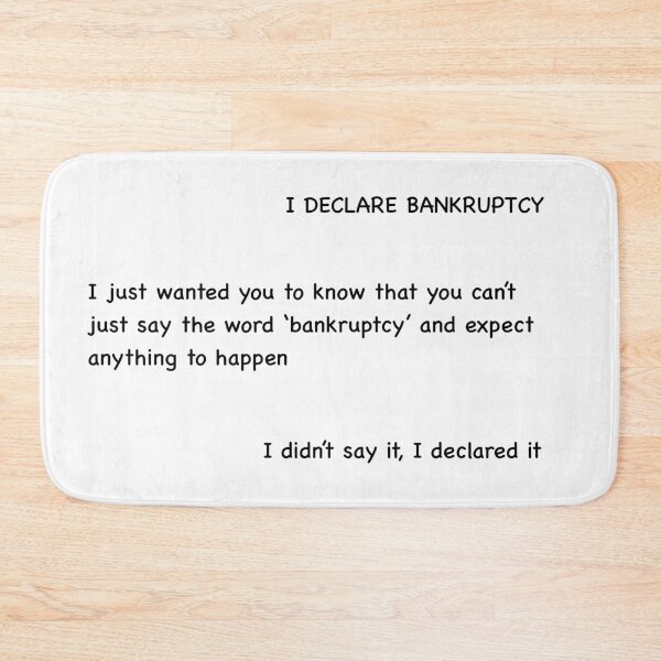 Item preview, Copy of The Office Michael Scott funny bankruptcy quote designed and sold by E.K Spencer.