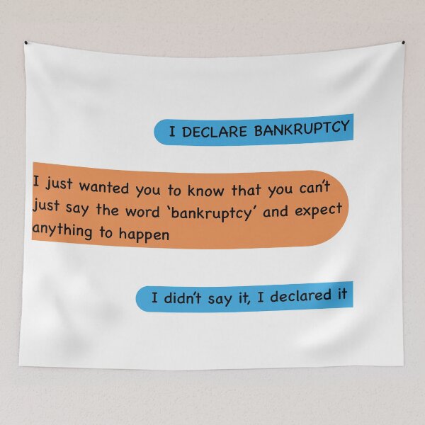 Item preview, The Office Michael Scott funny bankruptcy quote designed and sold by E.K Spencer.