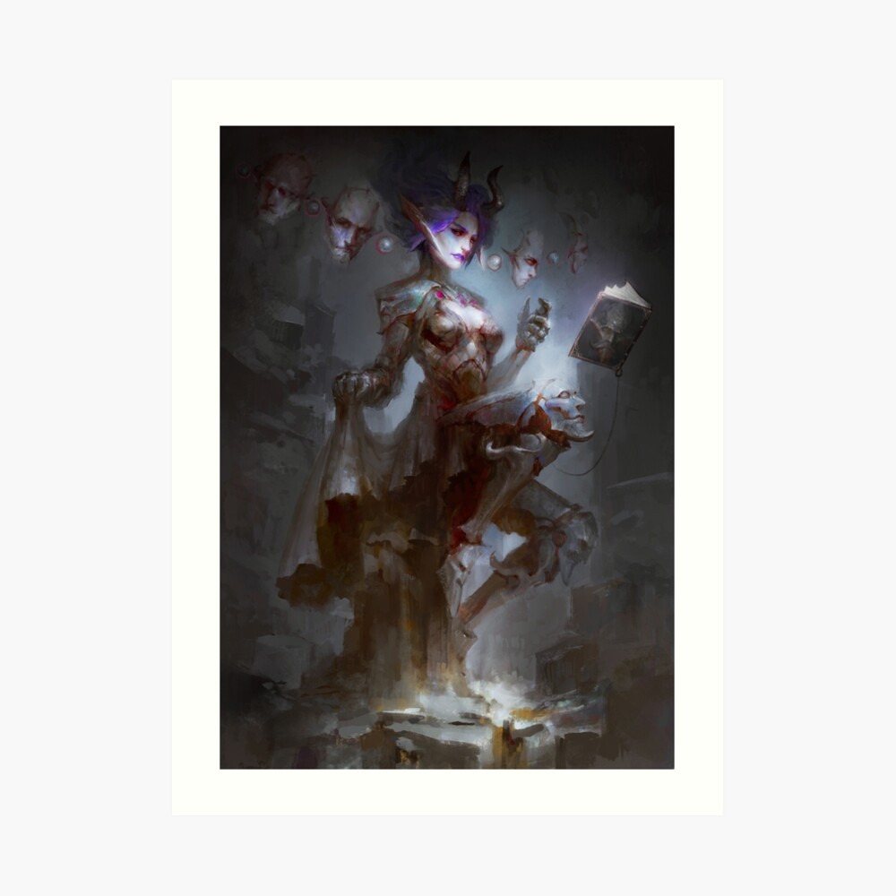 Ars Goetia - Dantalion Kunstdruck