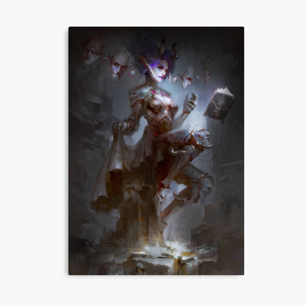 Ars Goetia - Dantalion Canvas Print