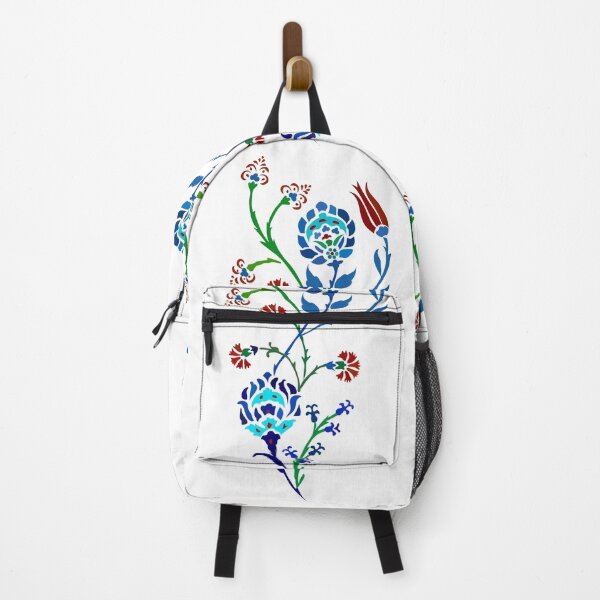 Item preview, Iznik Tile Floral Pattern designed and sold by PatternMosaic.
