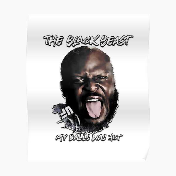 12 x 20 cm pre-firmata Poster con stampa fotografica di Derrick Lewis The Black Beast 