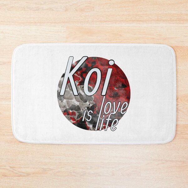 Item preview, Koi is love Koi is life Japan fish scales Koi Life designed and sold by 99vectors.