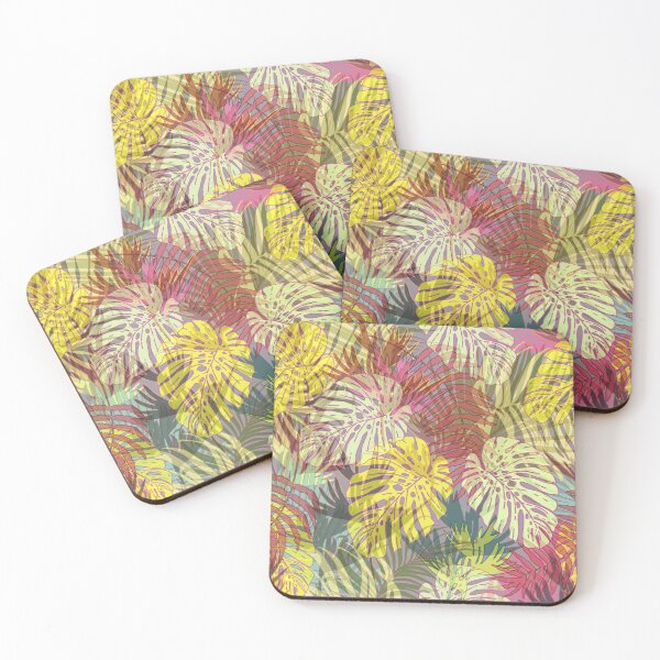 Item preview, Colorful tropic translucent subtle leaves seamless pattern dark. Wild herbs. Wild life. designed and sold by Yulia Chepurova.