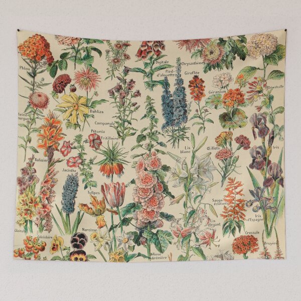 Item preview, Larousse vintage adolphe millot fleurs 1800s designed and sold by AntiqueGallery.