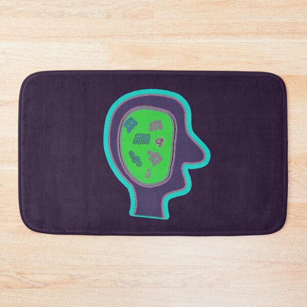 Item preview, Music On My Mind Music Notes Brain designed and sold by DesignsofNote.