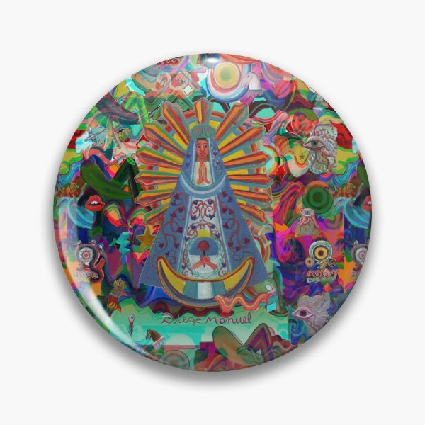 Item preview, Virgin of Lujan and graffitis designed and sold by Diego Manuel Rodriguez.