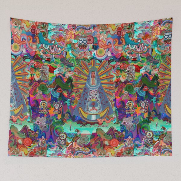 Item preview, Virgin of Lujan and graffitis designed and sold by Diego Manuel Rodriguez.
