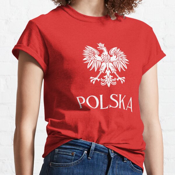 T-SHIRT CUORE HEART fan Bandiera Bandiera Polonia Poland Polska Cracovia Varsavia fußba PL 
