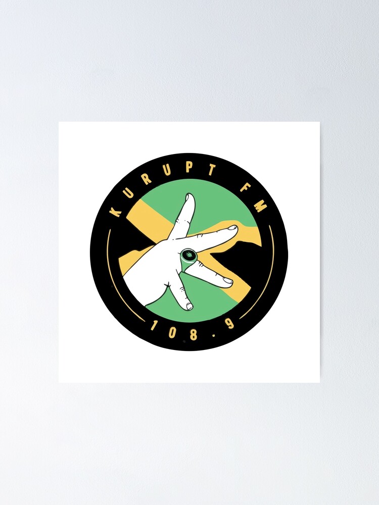 "Kurupt FM DJ Decoy Jamaica Edition" Poster by JFKDesign Redbubble
