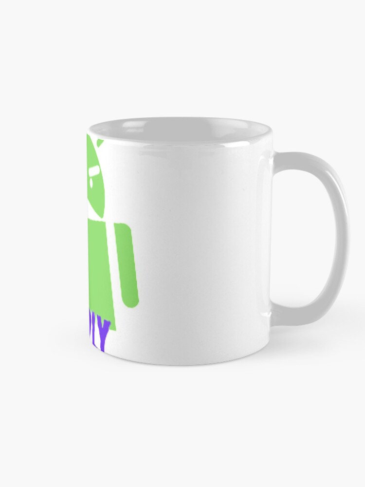 Thumbnail 3 of 6, Coffee Mug, Angry Android designed and sold by RedFlamenco.