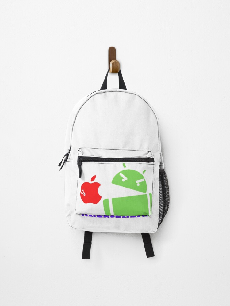 Thumbnail 1 of 3, Backpack, Angry Android designed and sold by RedFlamenco.