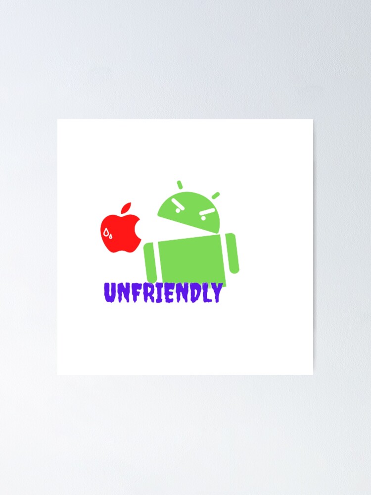 Thumbnail 1 of 3, Poster, Angry Android designed and sold by RedFlamenco.