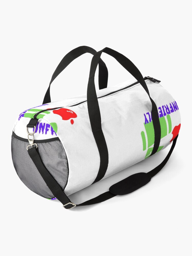 Thumbnail 2 of 3, Duffle Bag, Angry Android designed and sold by RedFlamenco.