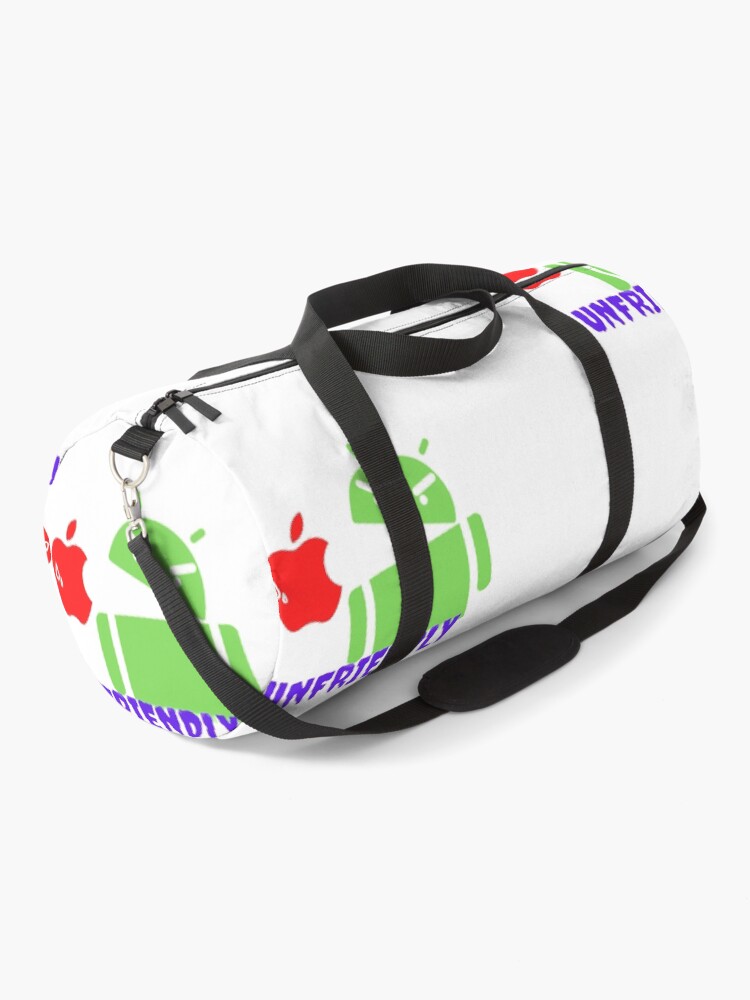 Thumbnail 1 of 3, Duffle Bag, Angry Android designed and sold by RedFlamenco.